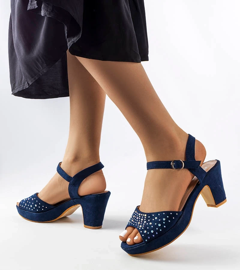 Beltane kék színű sarokszandál