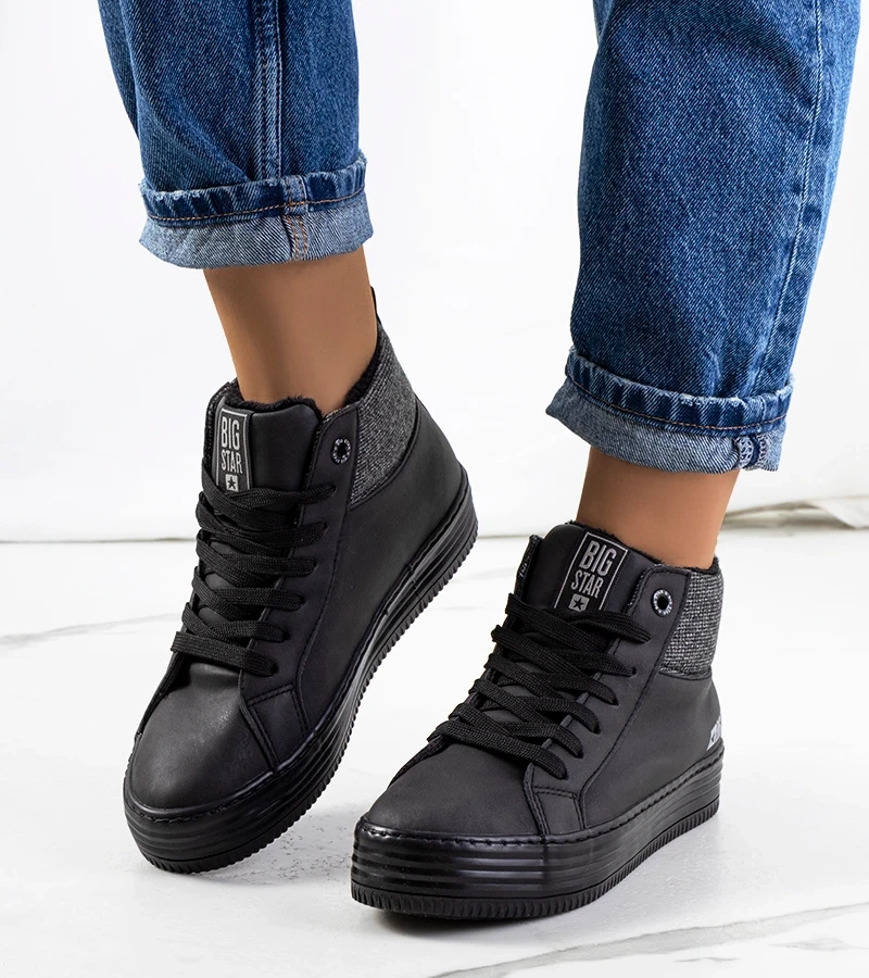 Melegített platformos tornacipő BIG STAR II274147