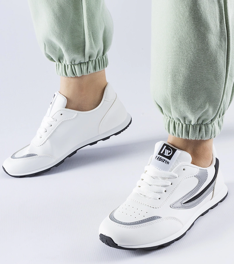 Cogliandrino fehér sportos tornacipők