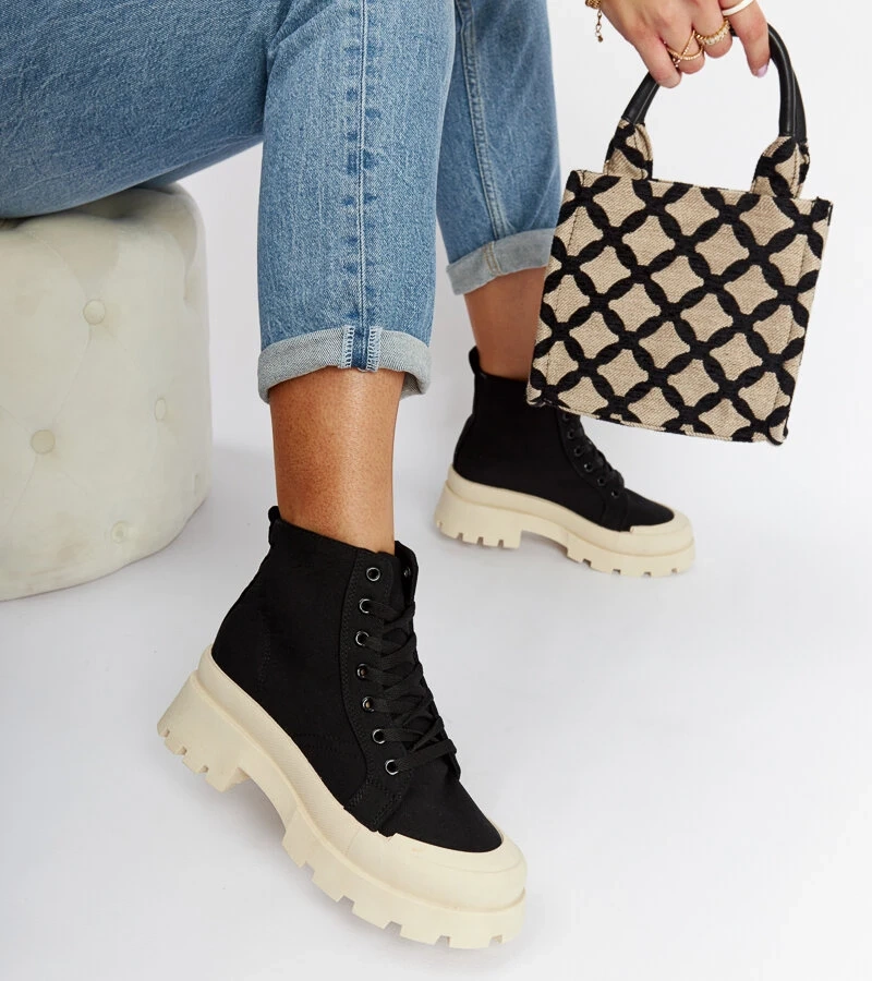 Fekete, könnyű Obispo bokacsizma