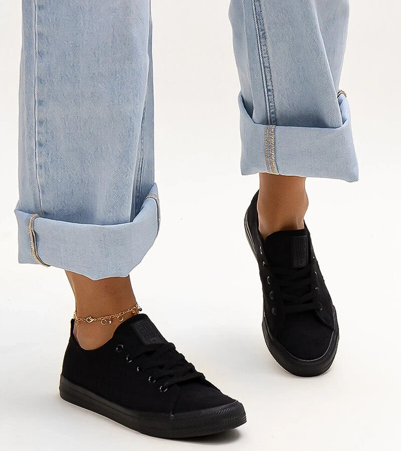 Big Star LL274226 fekete anyag tornacipő