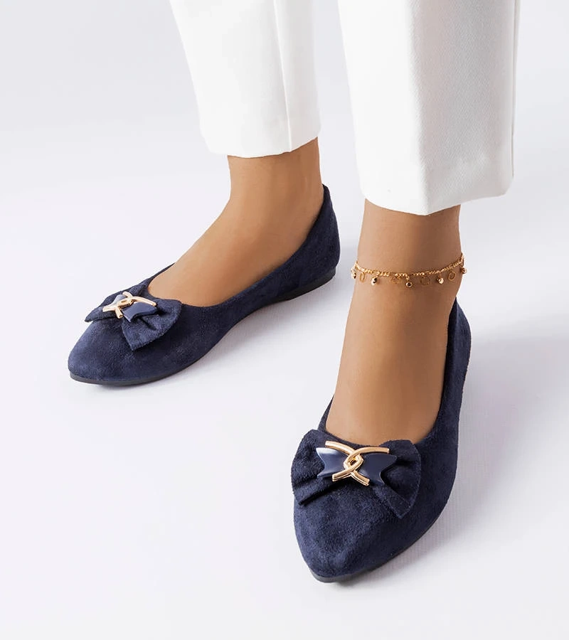 Jetté díszített kék balerina