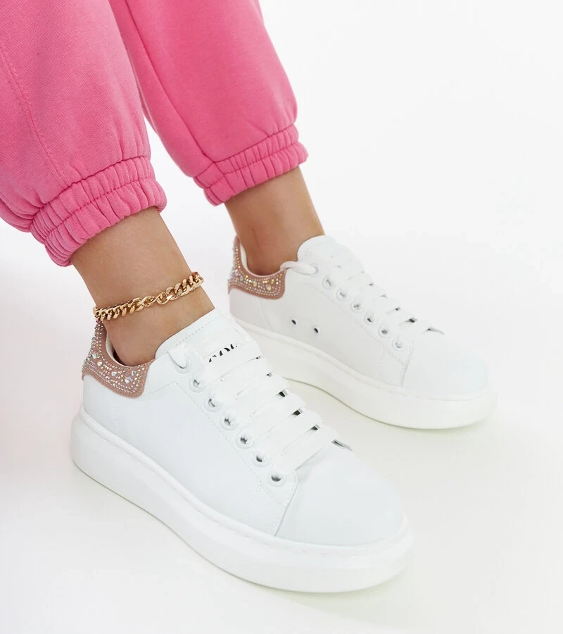 GOE JJ2N4051 platformon fehér tornacipők