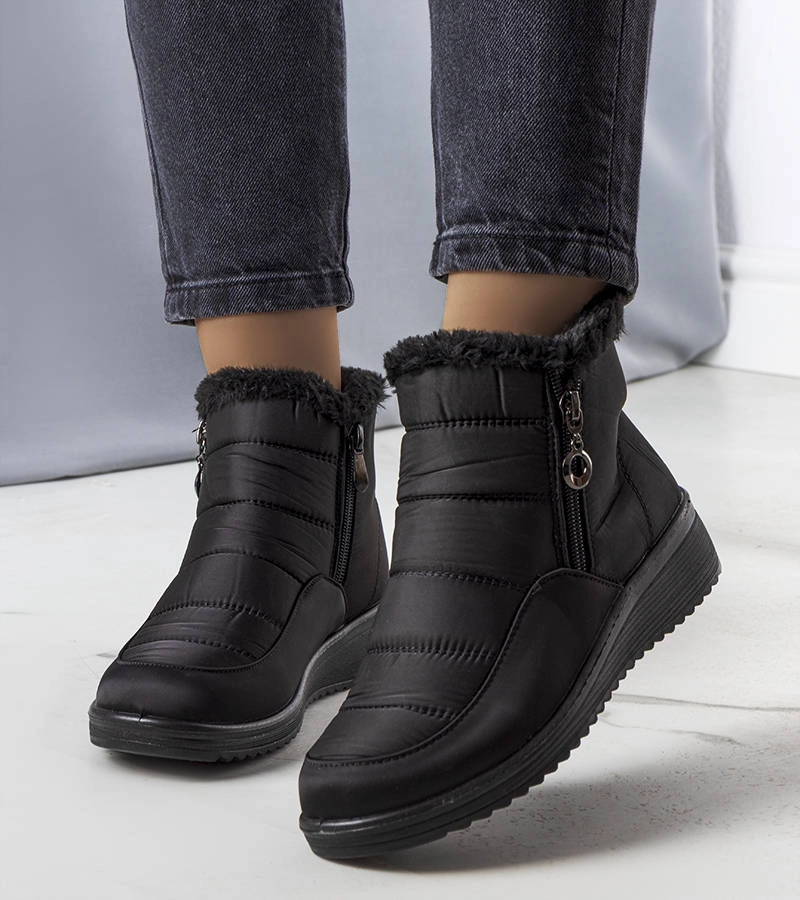 Fekete bélelt hótaposók Blen bundával