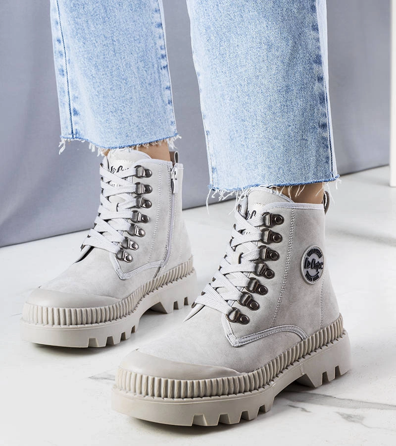 Szürke bélelt bokacsizma LCJ-22-44-1340L Lee Cooper