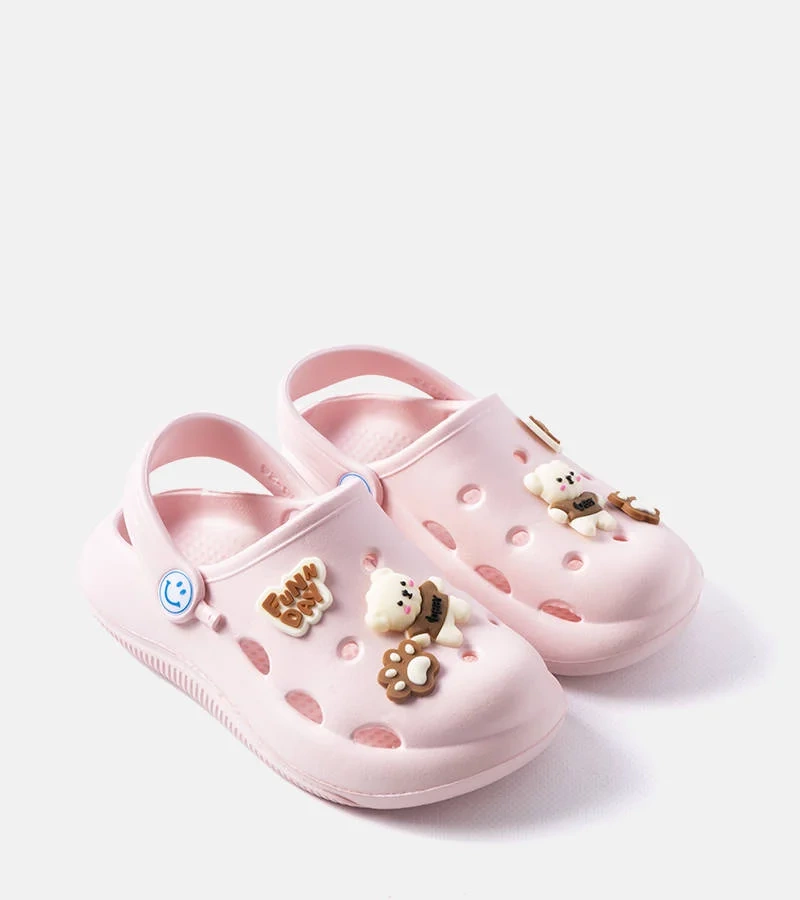 Rózsaszín papucsok fedett orrú Vette