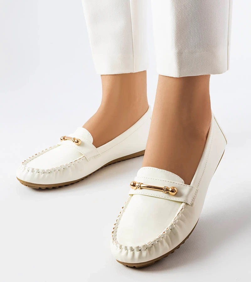 Fehér matt befejezésű Sorel mokaszinok