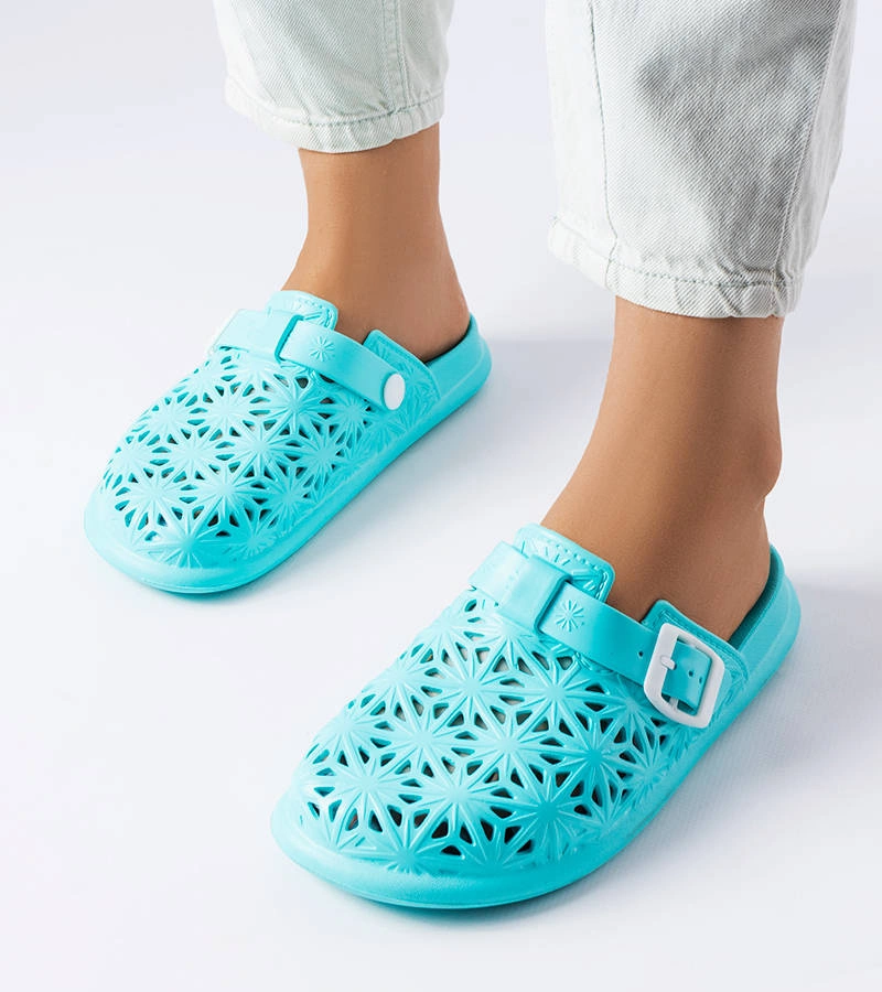 Kék csipkés gumipapucs Peverell