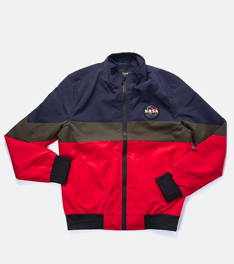 Marmion férfi álló galléros sötétkék dzseki