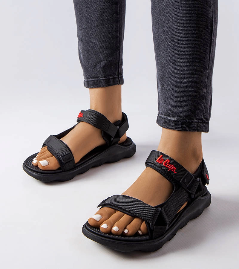 Fekete Lee Cooper LCW-23-34-1695L szandál