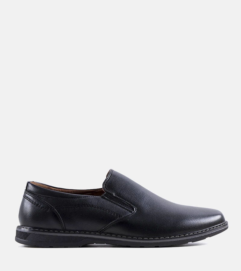 Fekete férfi slip-on cipő Querry