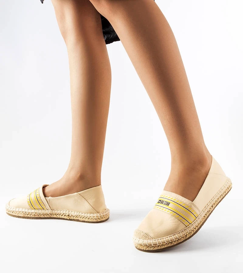 Big Star LL274895 bézs espadrille
