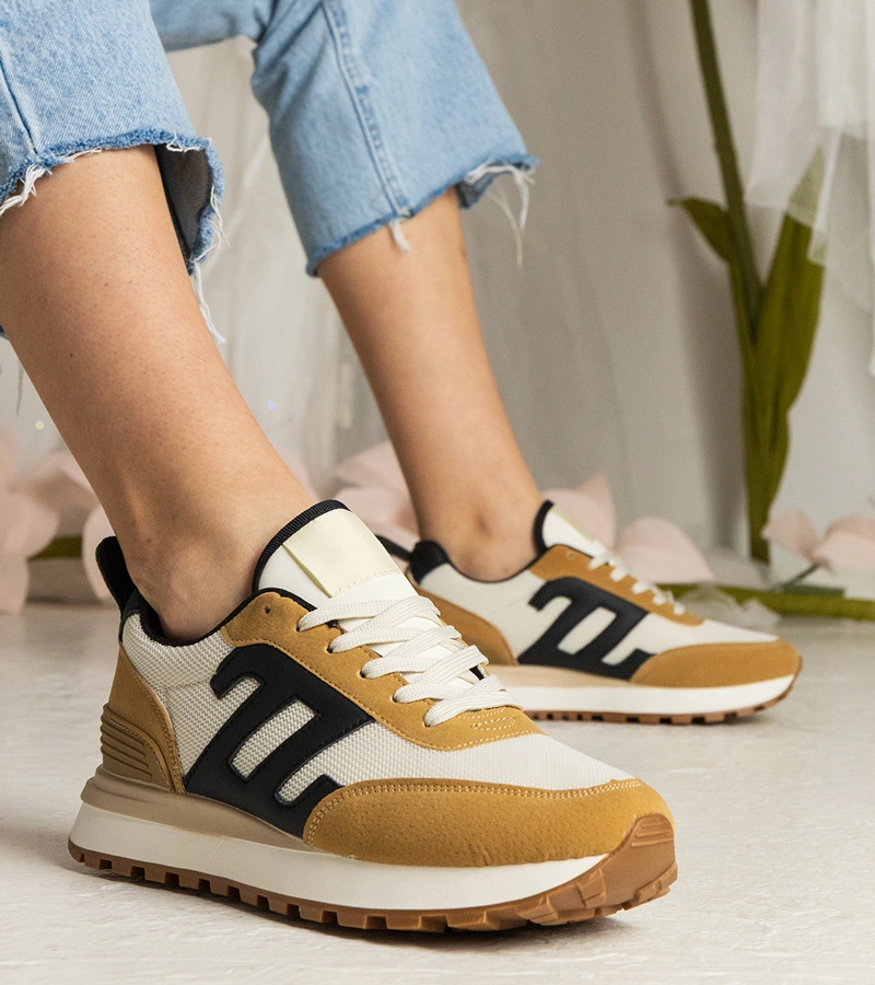 Barna női sportos Marena tornacipő