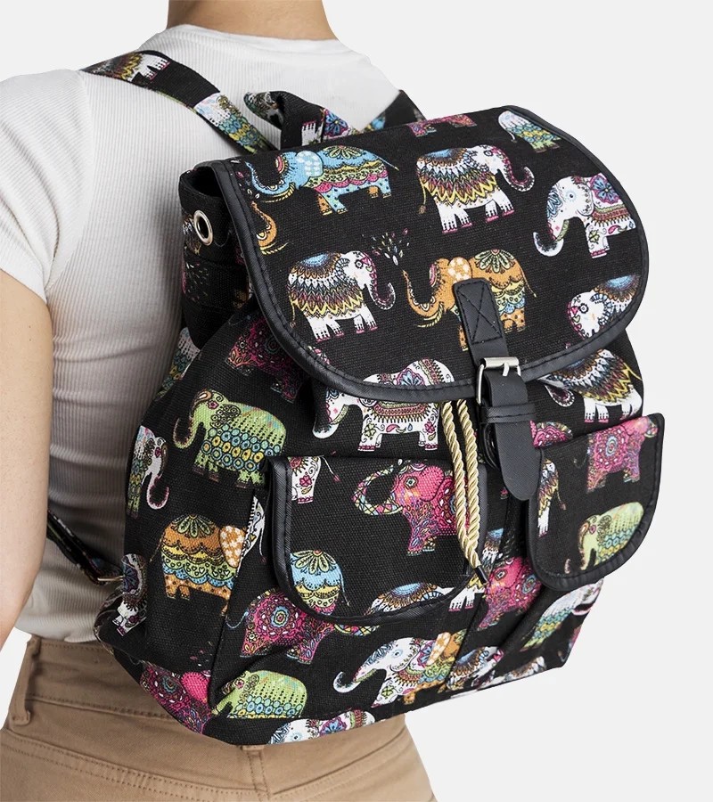 Fekete női hátizsák Viziro