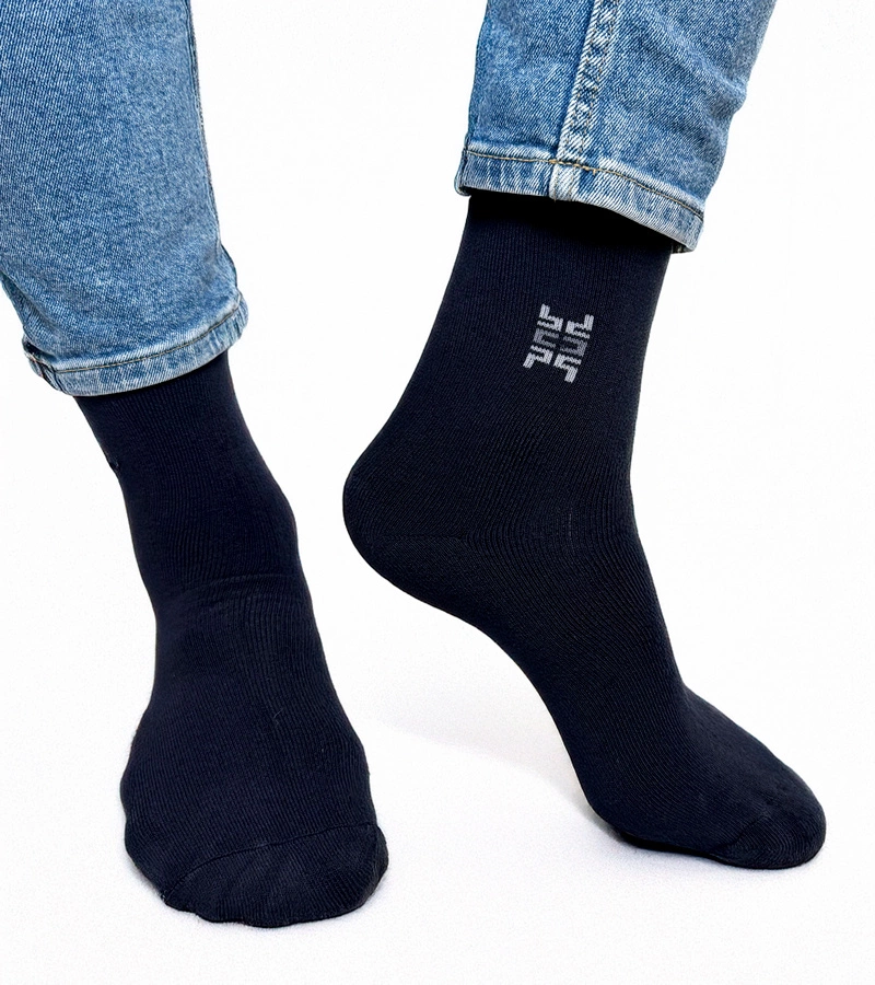 Fekete-fehér meleg Sella zokni