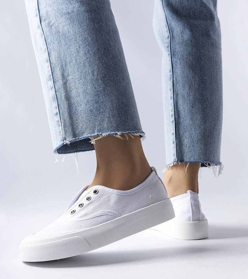 Fehér csúszásmentes cipők Rabican