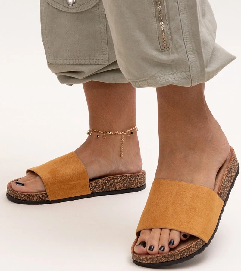 Klasszikus Matilte parafa talpú papucsok