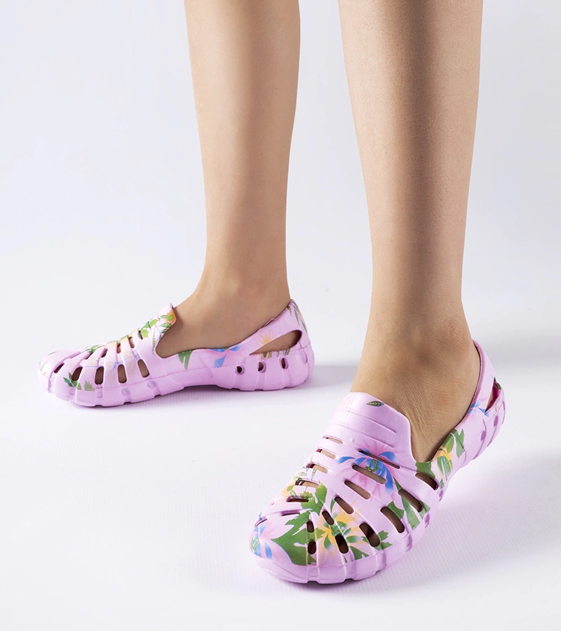 Kék gumis Eliano mintás papucs CLF0758C PINK