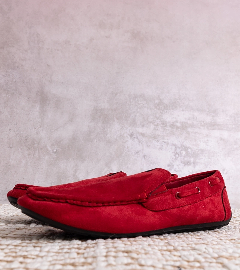 Piros férfi mokaszin Nashville