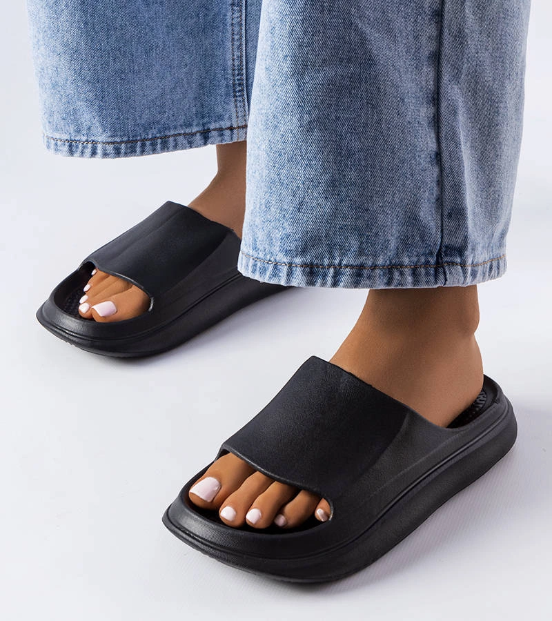 Fekete gumicipő Labrecque