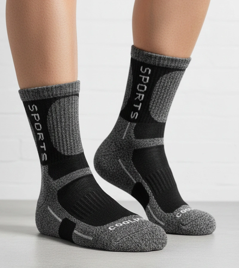 Sötétszürke meleg női zokni Siera