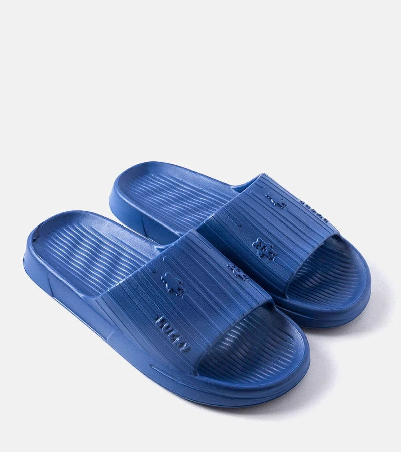 Davet sötétkék férfi papucs