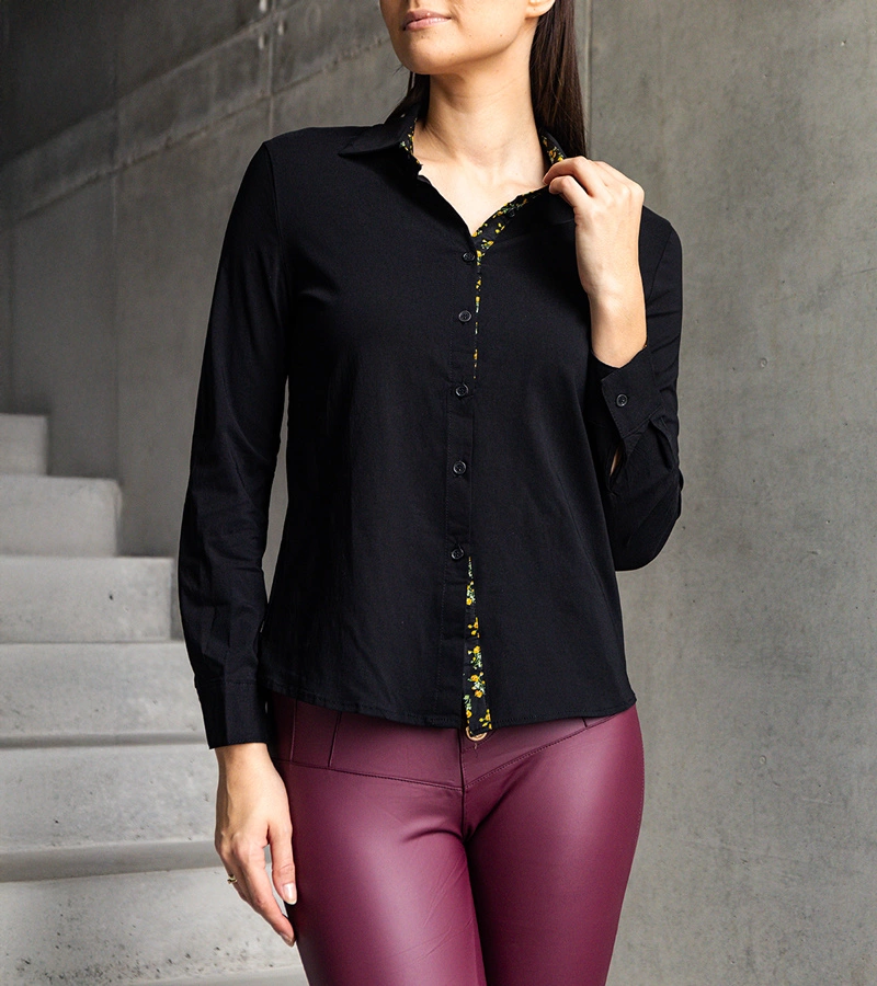 YX013 BLACK női fehér ing