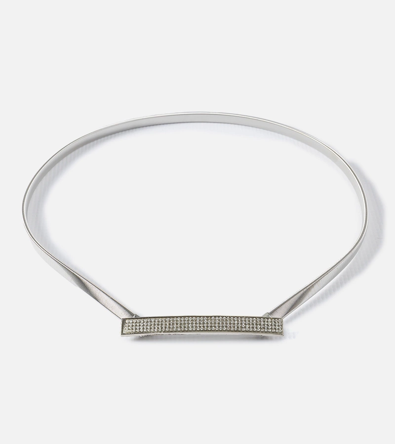 Ezüst rugalmas öv cirkóniákkal Bartolo