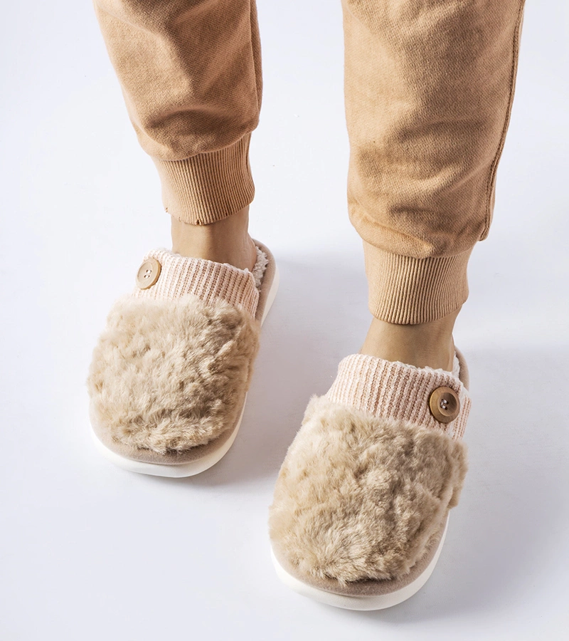 Lakeland bézs melegített papucs