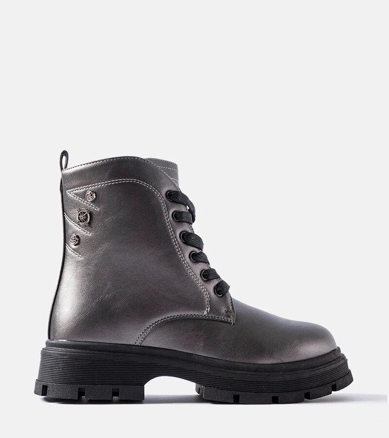 Grafit melegített lány csizma Basara