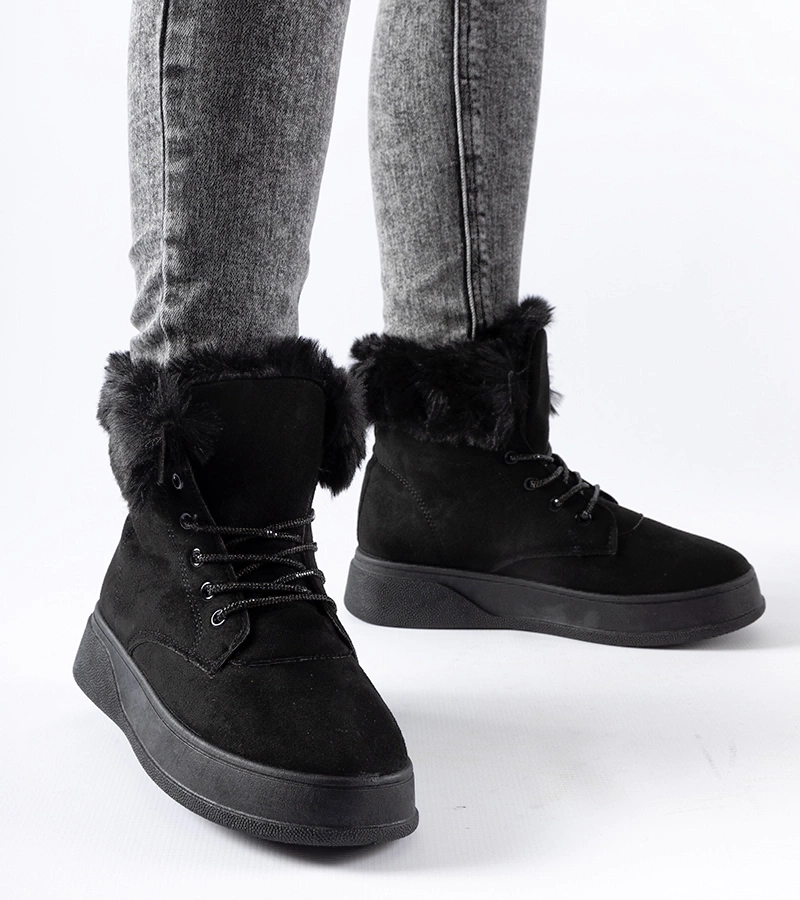 Fekete platformos hótaposó Oliverio