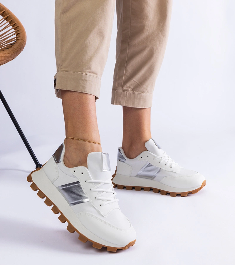 Restia látható protektoros fehér tornacipő