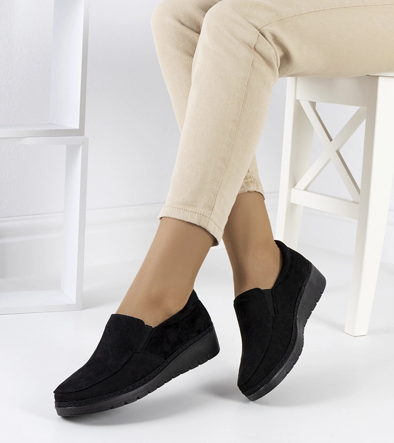 Fekete félcipő Pirn