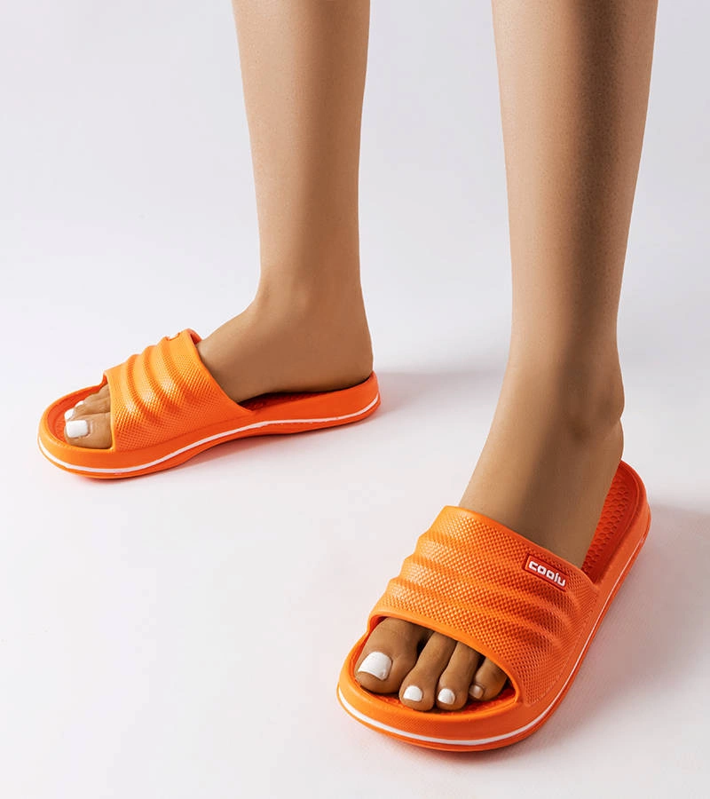 Narancssárga medence papucs Kathrin