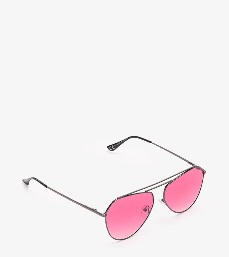 Sirois fekete-rózsaszín pilóta napszemüveg