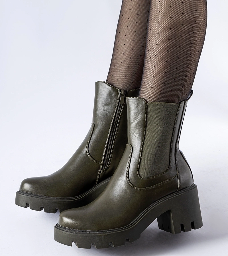 Sötétzöld bokacsizma Hattiesburg