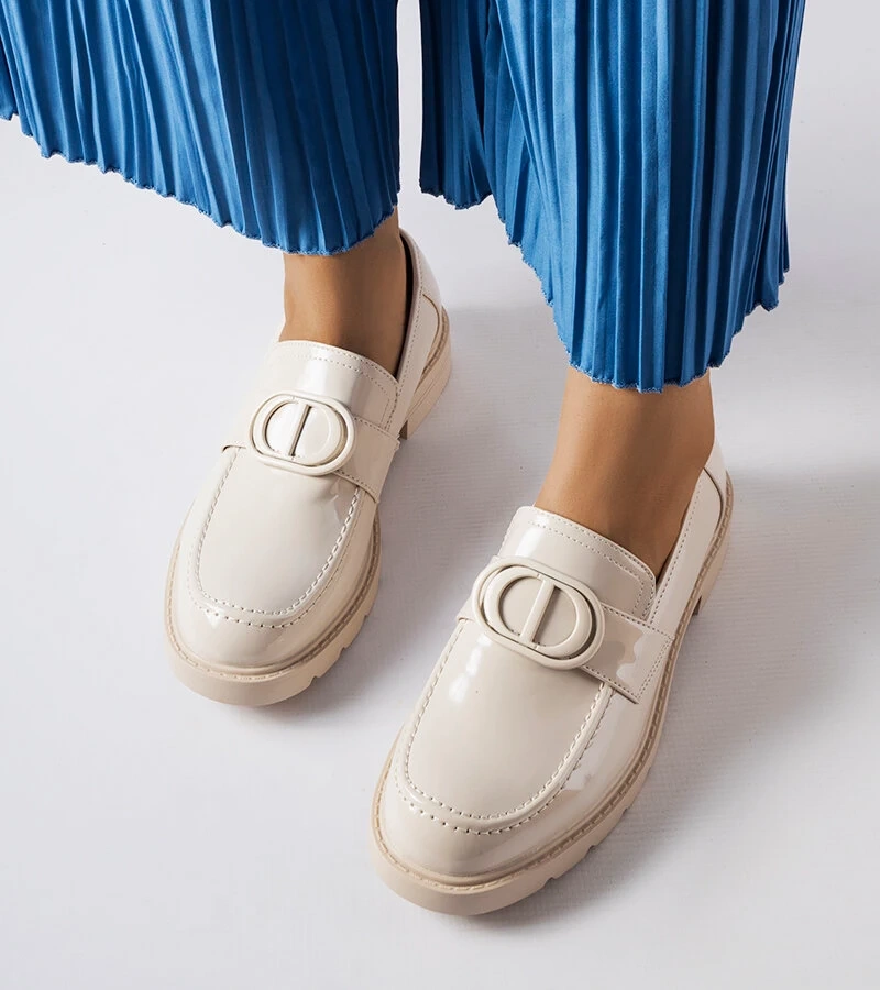 Barna lakkozott mokaszin Scranton