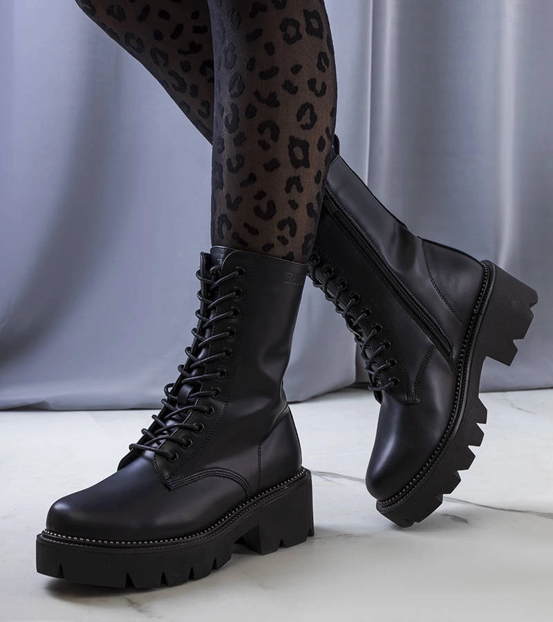 Fekete Big Star II274116 bokacsizma