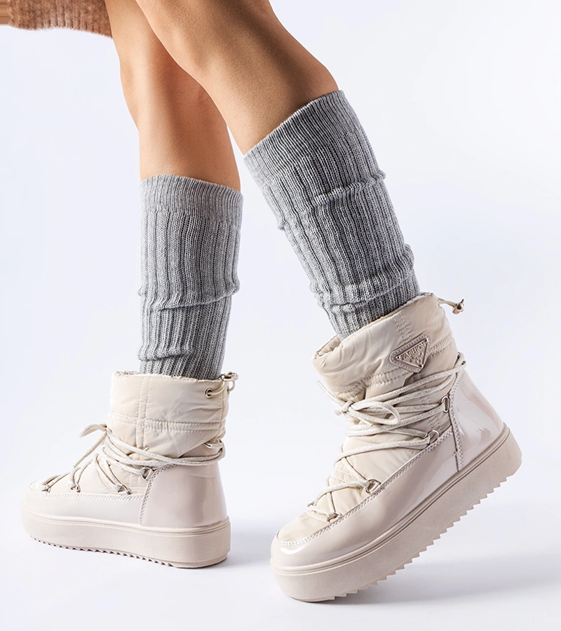 Calogero bézs színezett gumicsizma