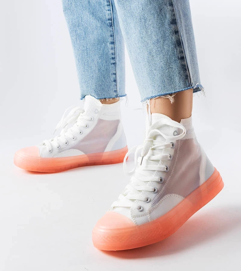 Fehér-rózsaszín bokacsizma Nanterre