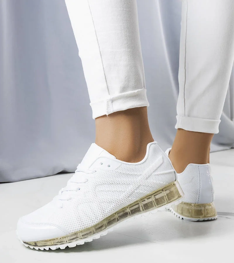 Fehér tornacipő a divatos Durandana talppal