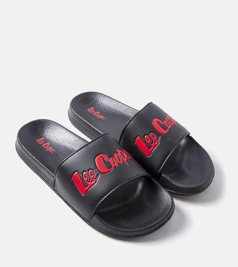 Fekete gumi papucs Lee Cooper LCW-23-42-1730M