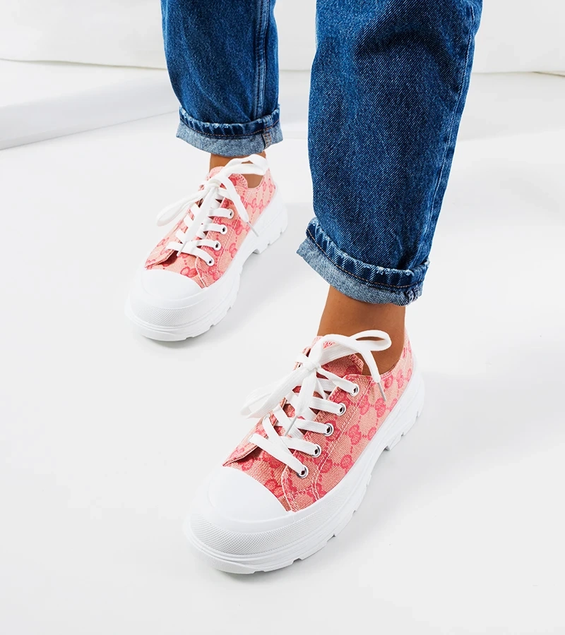 Rózsaszín bézs színű Waters tornacipők