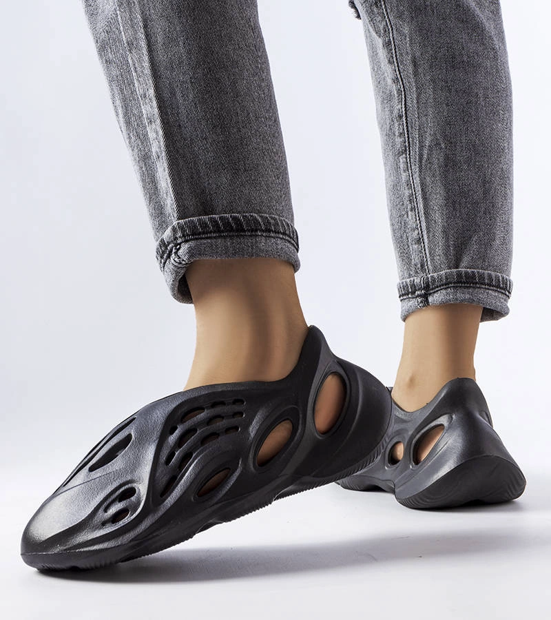 Fekete habos papucs Julienne