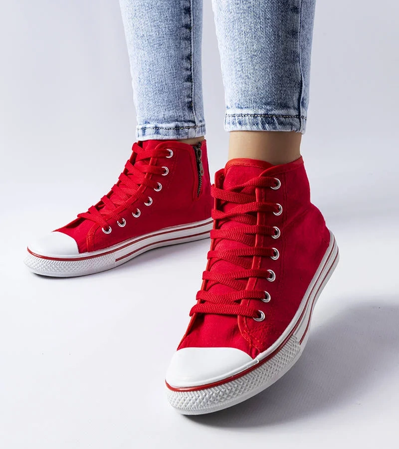 Alaine vörös bokacsizma