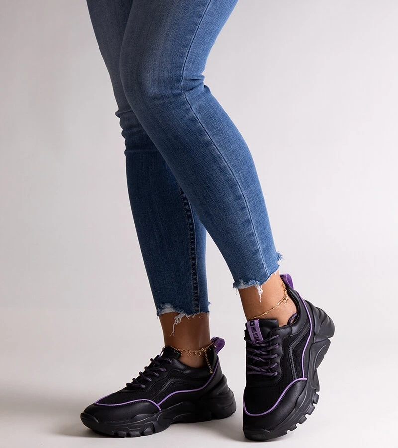 Big Star JJ274786 fekete tornacipő