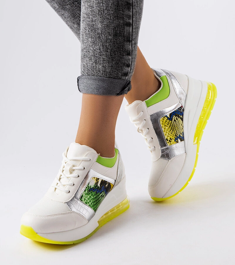 Fehér tornacipő Irpina talppal