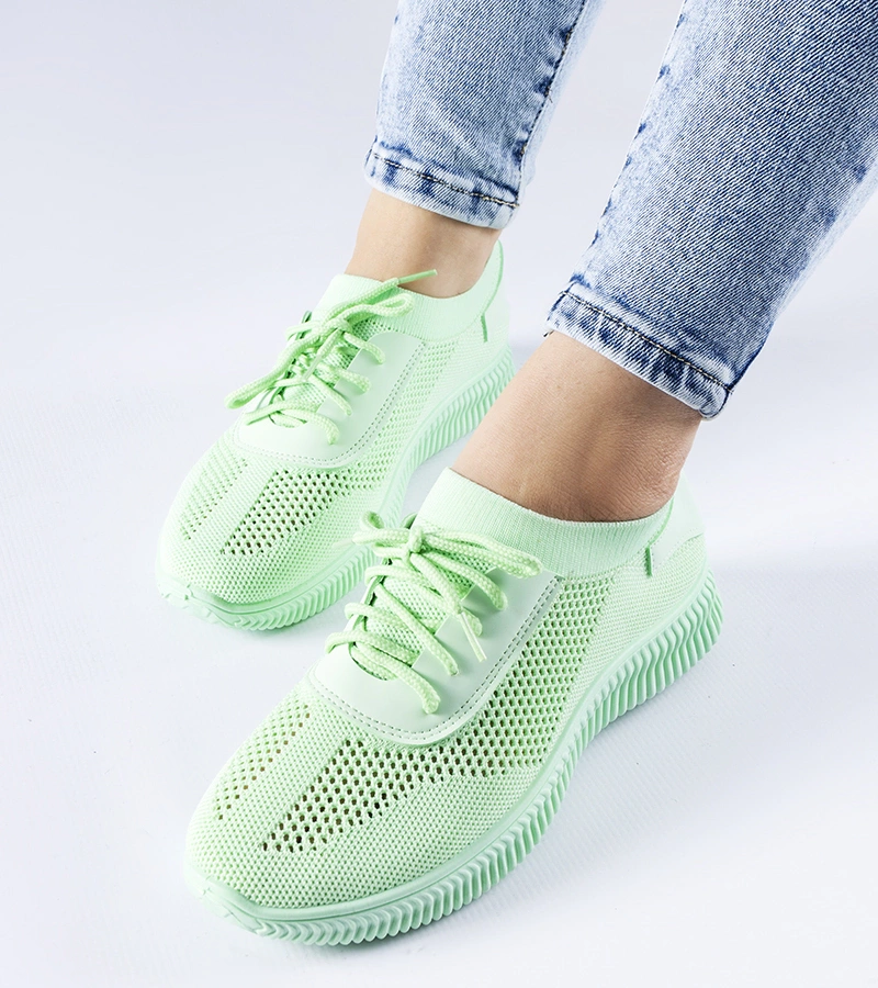 Zöld áttört Pierantonio tornacipők