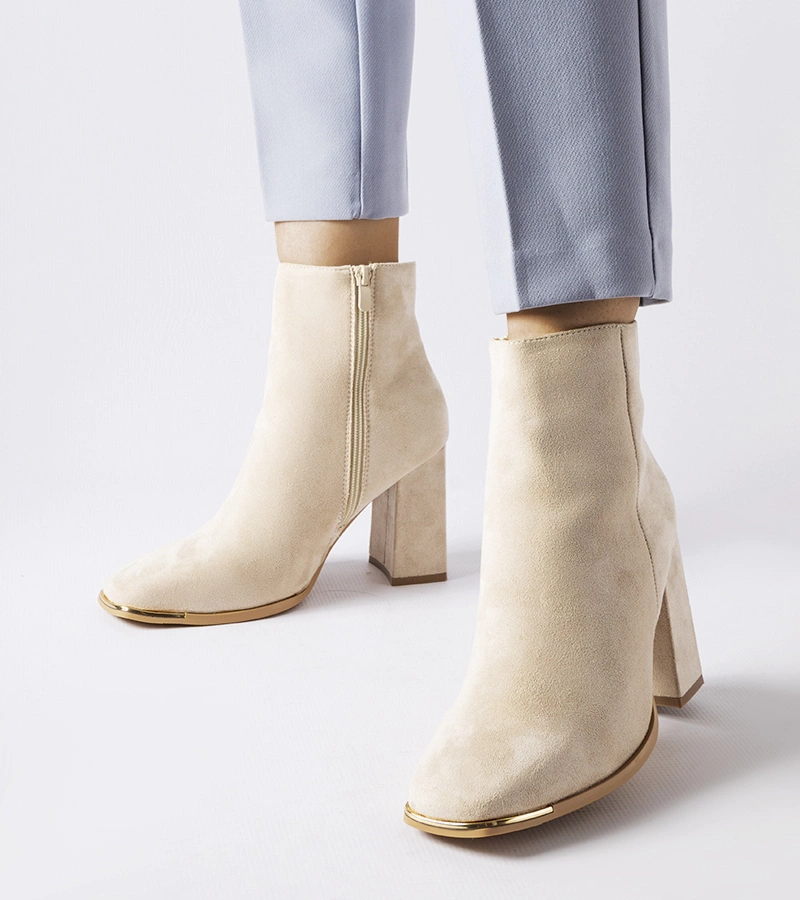 Cheney bézs bokacsizma