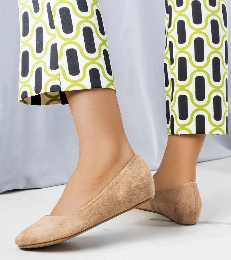 Barna alacsony talpú Sylvia balerinacipők